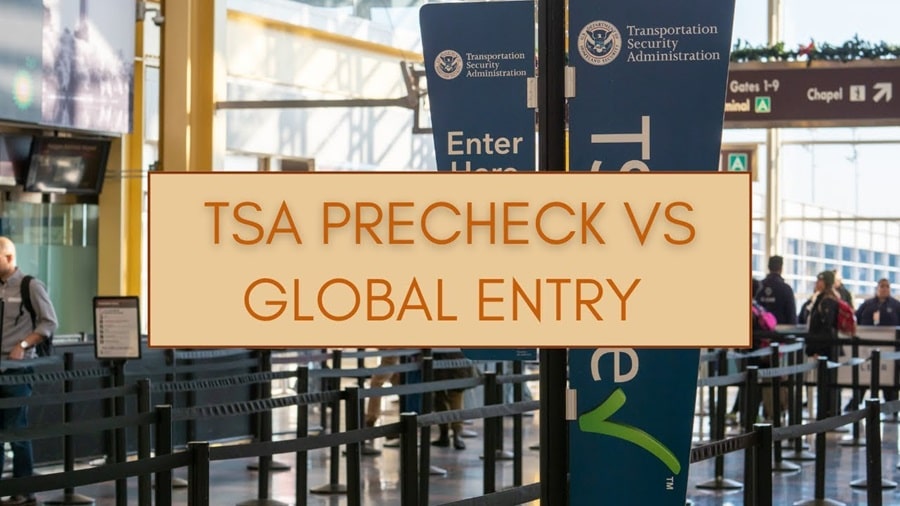 Benefits of TSA PreCheck vs. Global Entry